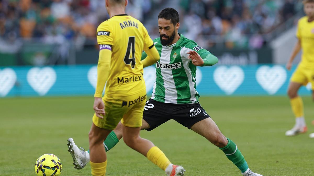 El Girona amarga el regreso de Isco antes del Derbi.
